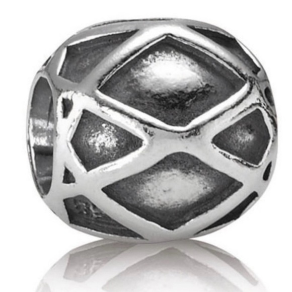 Pandora Harlequin cross cross charm EUC - Picture 1 of 4